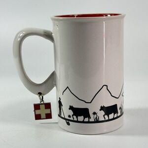 Vintage Unique Switzerland Souvenir Coffee Mug by "Top Spirit"